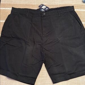 Charles Wilson Black Regular Fit Shorts